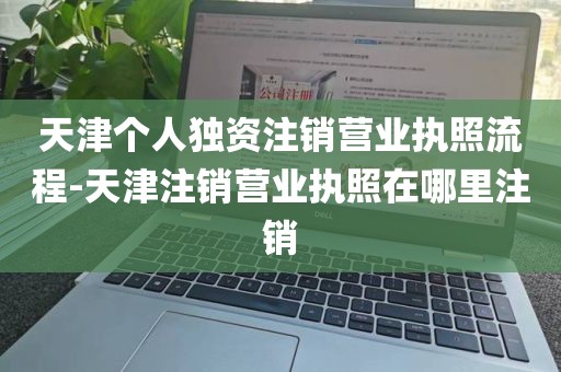 天津个人独资注销营业执照流程-天津注销营业执照在哪里注销